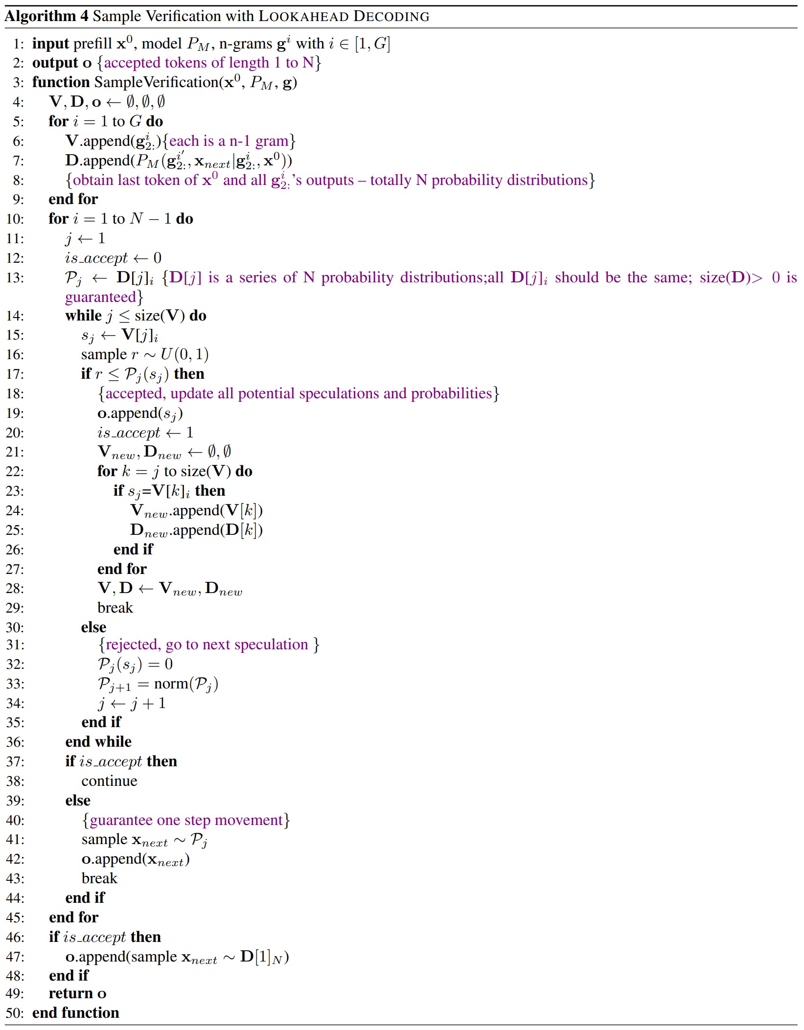 A32 sampling algorithm with residual distribution updates and candidate filtering
