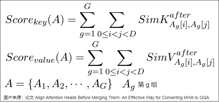 Align Heads search over group assignments using calibrated head similarity